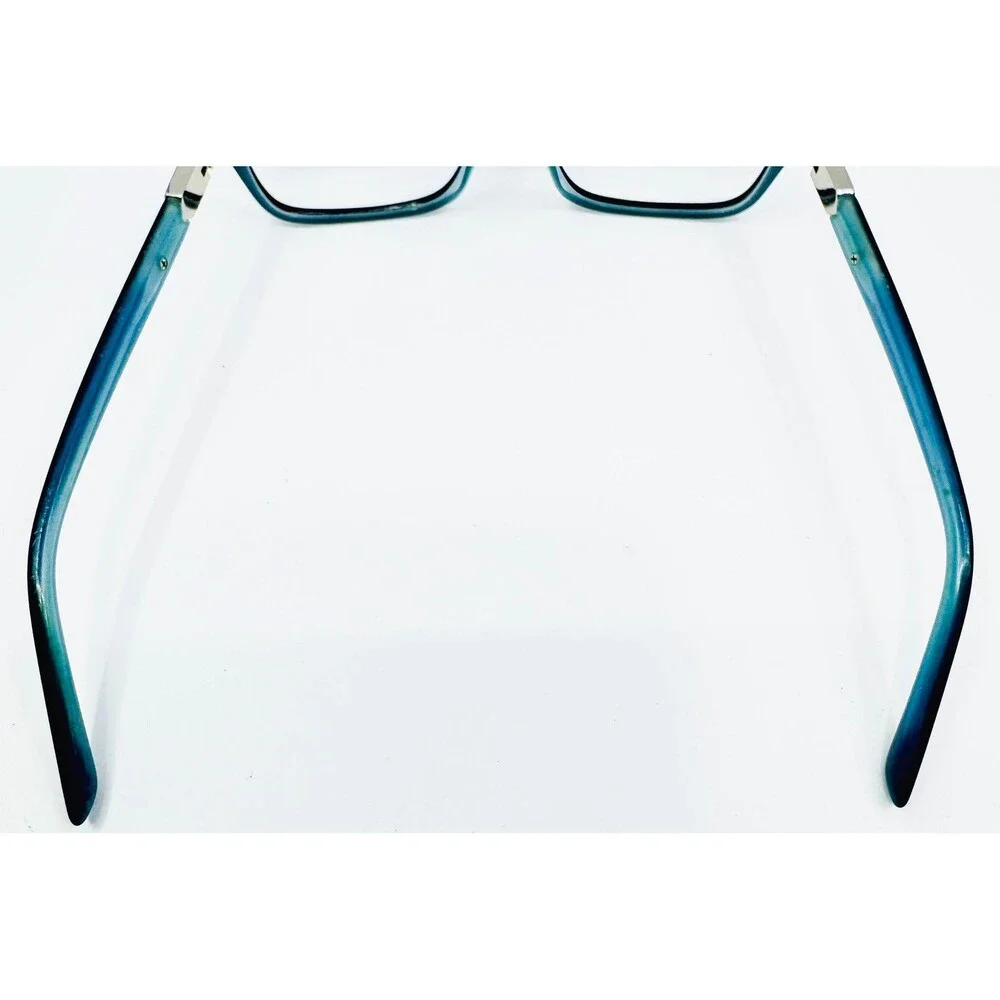 Champion Eyeglasses Womens Black Teal Rectangle Frames 51-16-135 44883